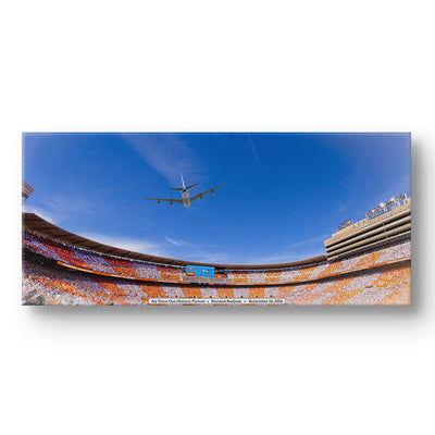 Tennessee Volunteers -  Air Force One Flyover Neyland Stadium - College Wall Art #Canvas
