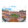 Tennessee Volunteers - It's Football Time in Tennessee Checkerboard Neyland Fisheye - College Wall Art #Wall Decal