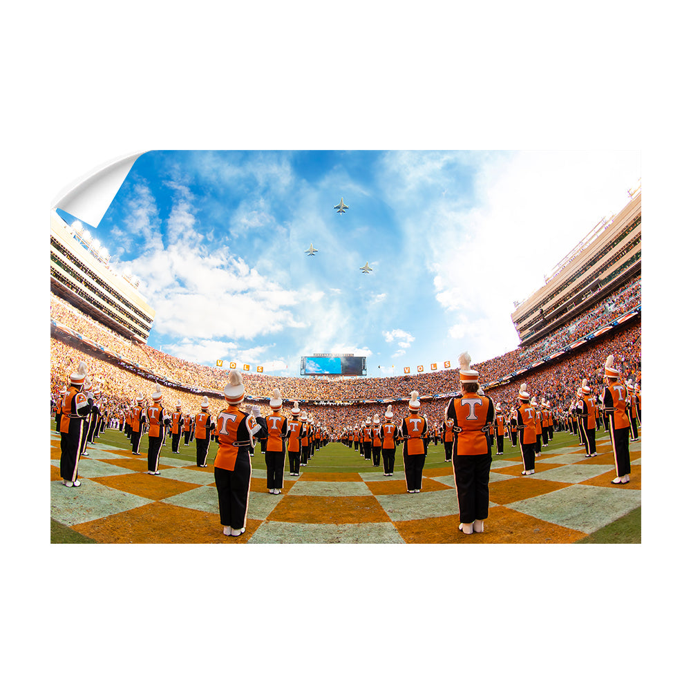 Tennessee Volunteers - Tennessee Flyover - College Wall Art #Canvas