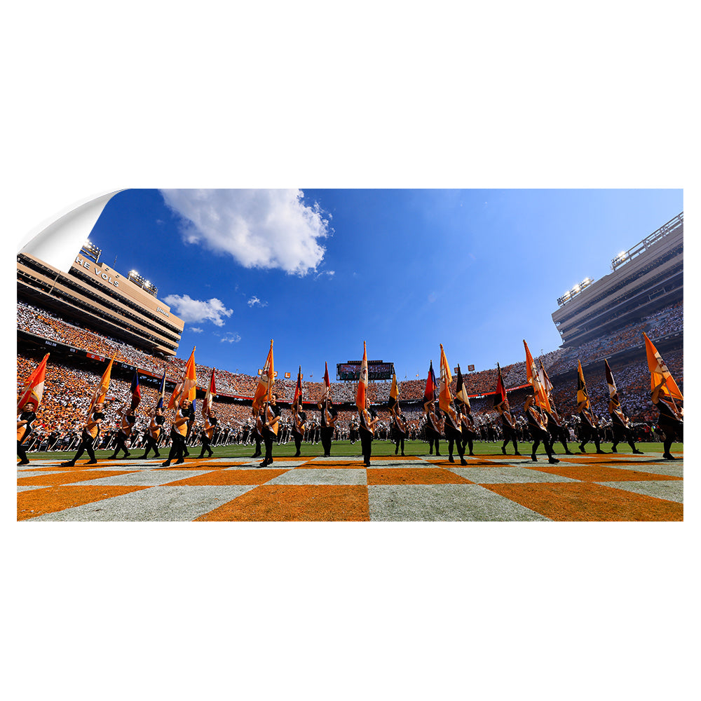 Tennessee Volunteers - Welcome to Checkered Neyland Panoramic - College Wall Art #Canvas