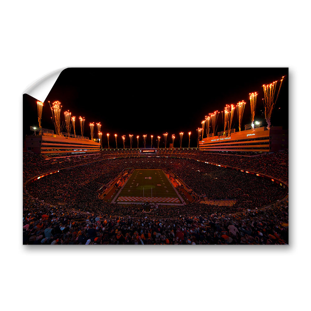 Tennessee Volunteers - Dark Mode - College Wall Art #Canvas