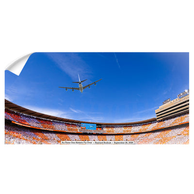 Tennessee Volunteers -  Air Force One Flyover Neyland Stadium - College Wall Art #Wall Decal