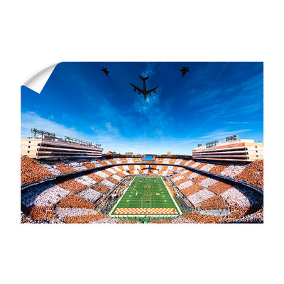 Tennessee Volunteers - National Anthem Flyover - College Wall Art #Wall Decal