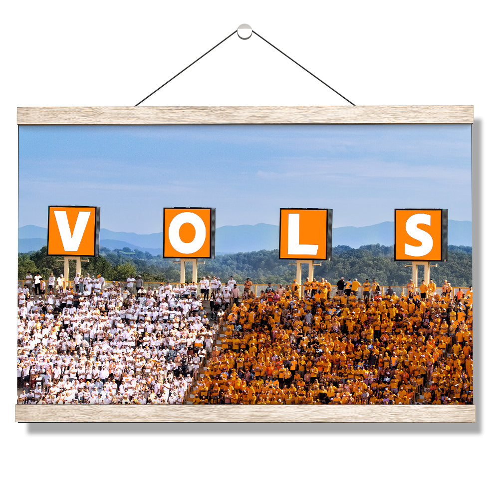 Tennessee Volunteers - Vols Checkerboard - College Wall Art #Canvas