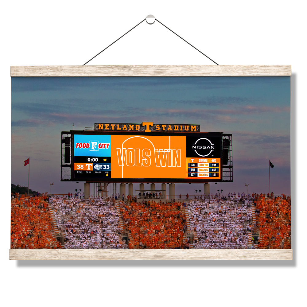 Tennessee Volunteers - Vols Win - College Wall Art #Canvas