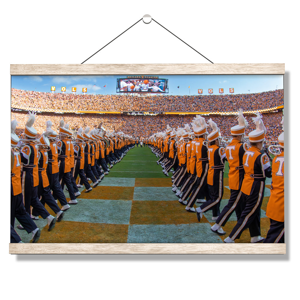 Tennessee Volunteers - Opening the T - College Wall Art #Canvas