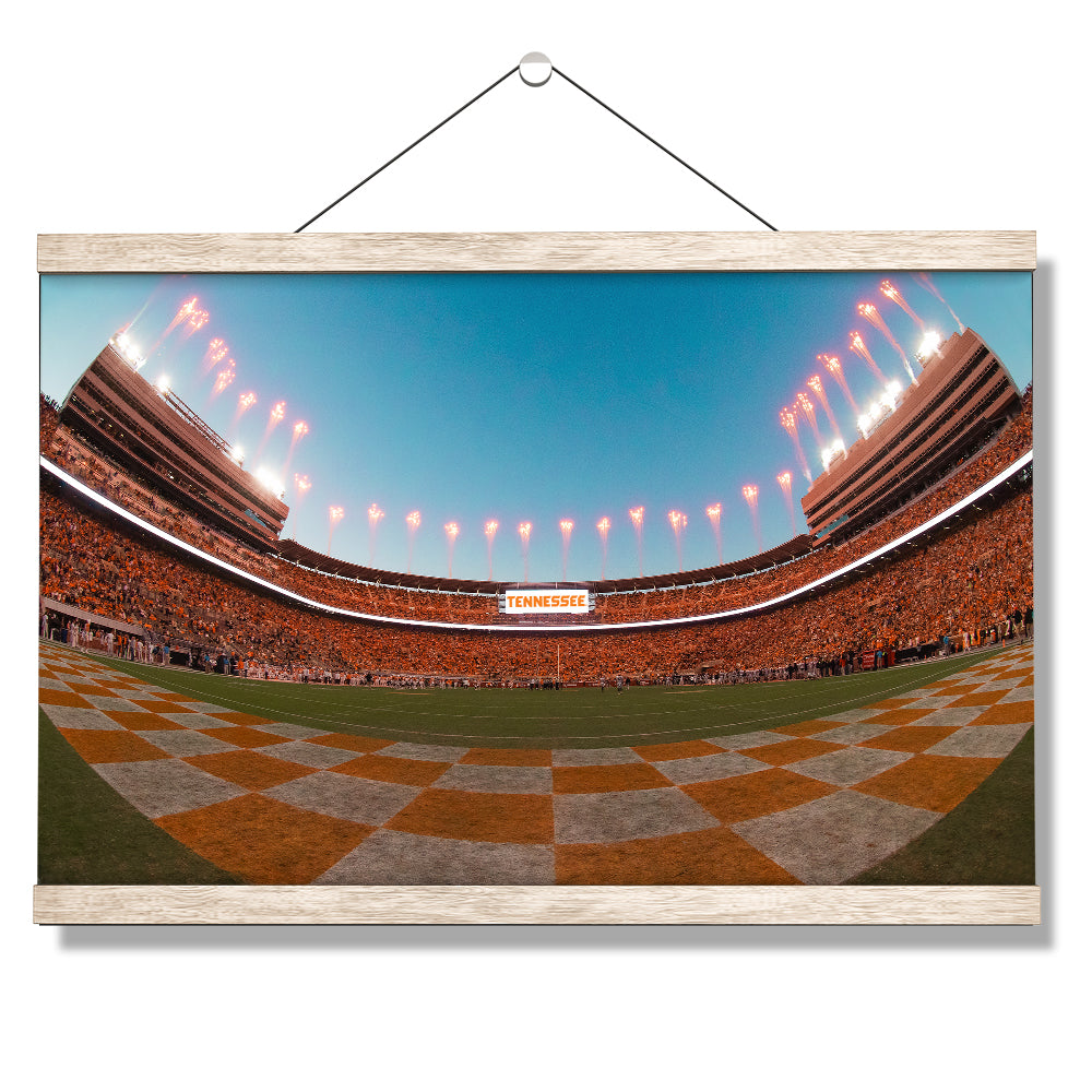 Tennessee Volunteers - Fisheye View Neyland Stadium - College Wall Art #Canvas