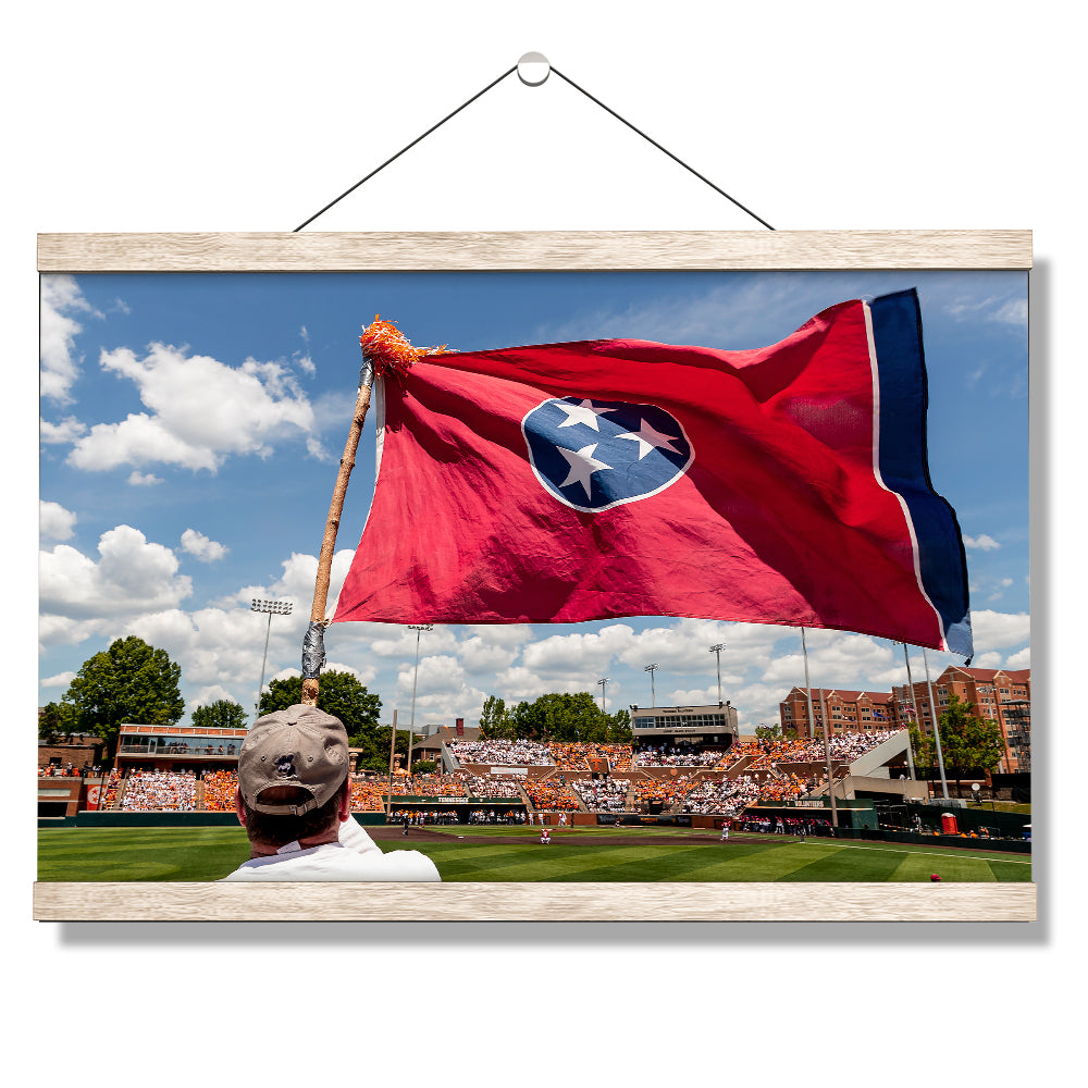 Tennessee Volunteers - Tennessee Baseball Checkerboard - College Wall Art #Canvas