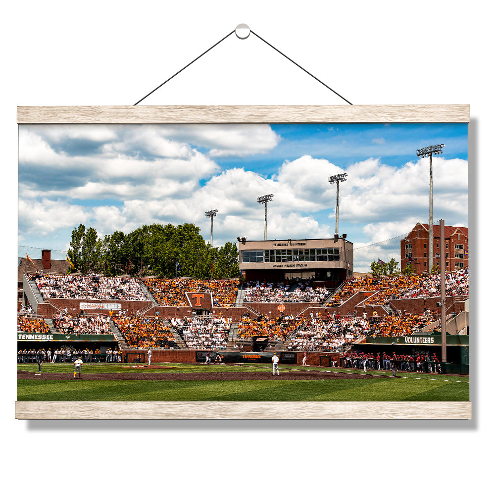 Tennessee Volunteers - Checkered Lindsey Nelson Stadium - College Wall Art #Canvas