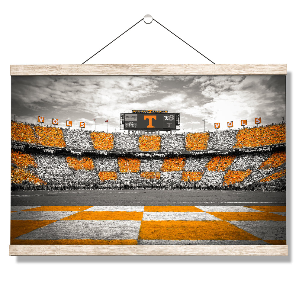 Tennessee Volunteers - Checkerboard Neyland - College Wall Art #Canvas