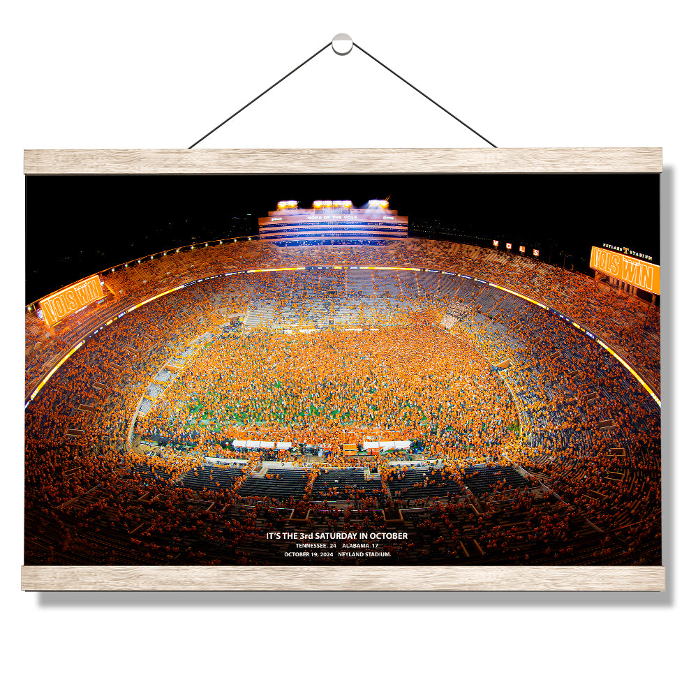 Tennessee Volunteers - It's the 3rd Saturday in October 2024 - College Wall Art #Canvas