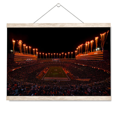 Tennessee Volunteers - Dark Mode - College Wall Art #Hanging Canvas