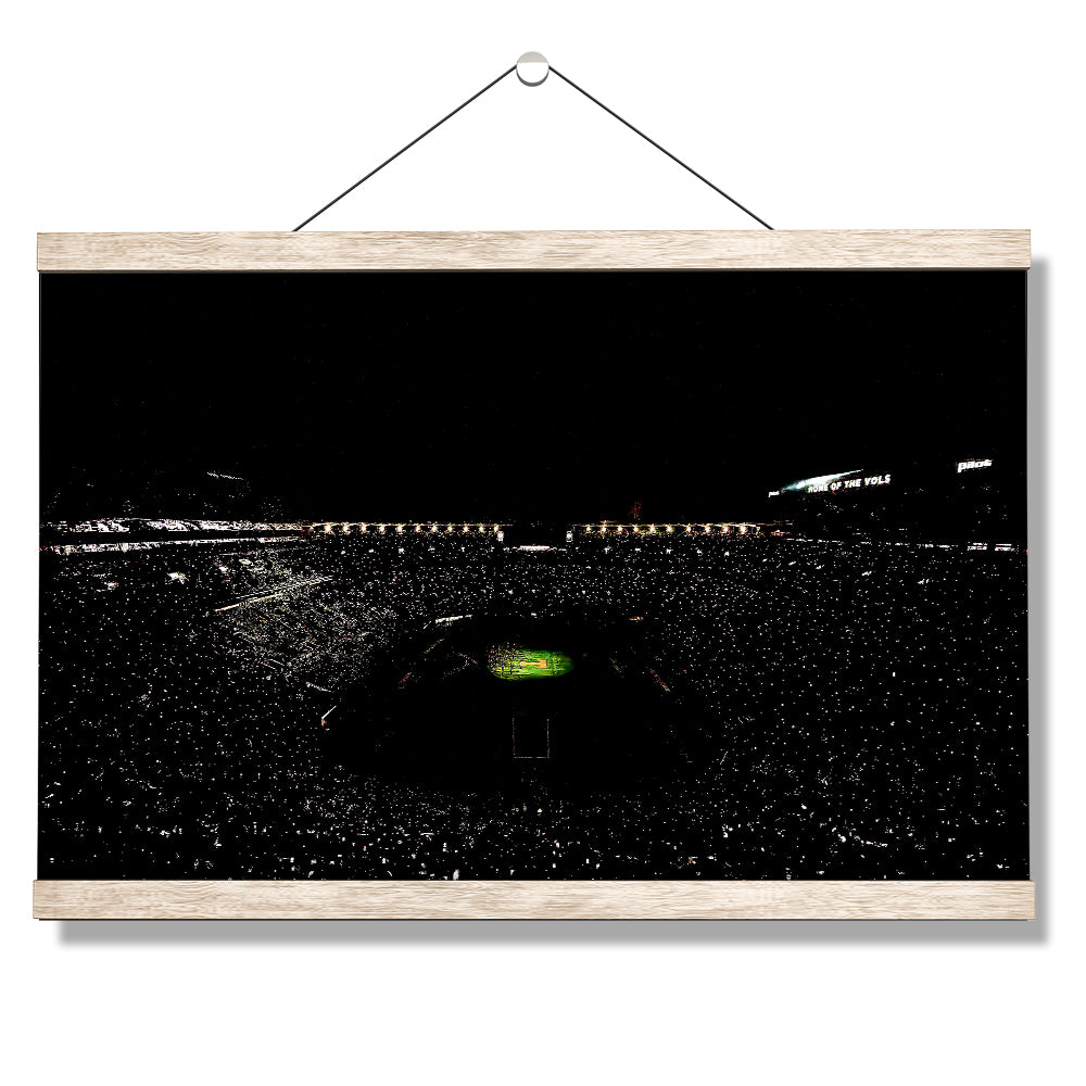 Tennessee Volunteers - Neyland Lights - College Wall Art #Canvas