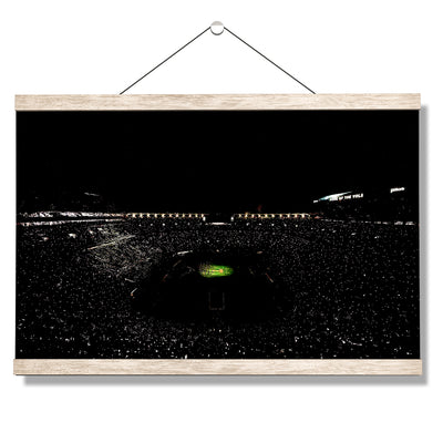 Tennessee Volunteers - Neyland Lights - College Wall Art #Hanging Canvas