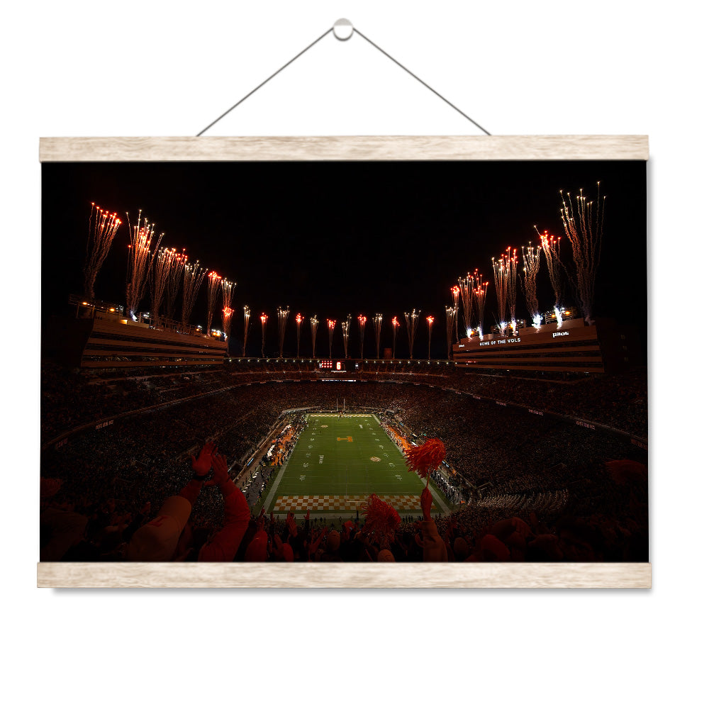 Tennessee Volunteers - Give Him Six Dark Mode - College Wall Art #Canvas