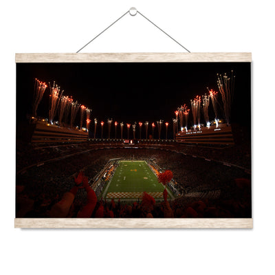 Tennessee Volunteers - Give Him Six Dark Mode - College Wall Art #Hanging Canvas