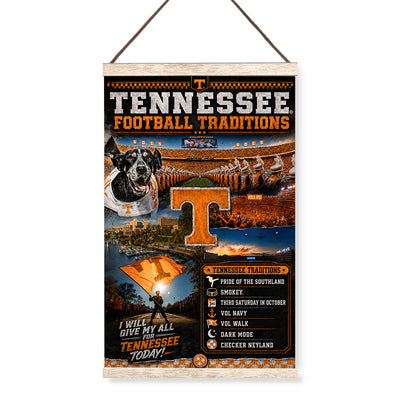 Tennessee Volunteers - Tennessee Traditions - College Wall Art #Hanging Canvas