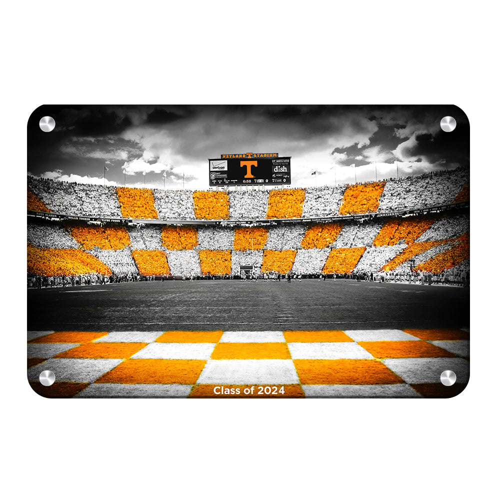 Tennessee Volunteers - Checkerboard Neyland Class of 2024 - College Wall Art #Canvas