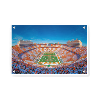 Tennessee Volunteers - Checker Neyland Pride of the Southland - College Wall Art #Metal