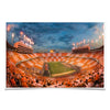 Tennessee Volunteers - Vols Beat the Gators Checkerboard - College Wall Art #Poster