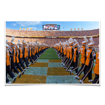 Tennessee Volunteers - Opening the T - College Wall Art #Poster