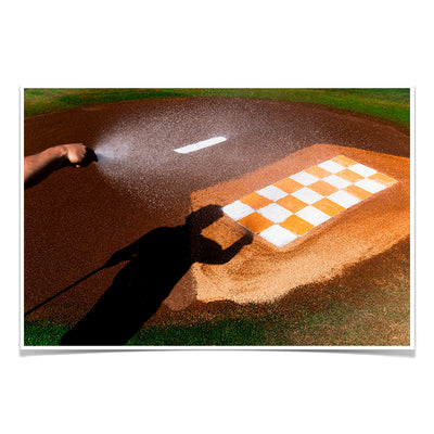 Tennessee Volunteers - Tennessee Pitcher's Mound - College Wall Art #Poster