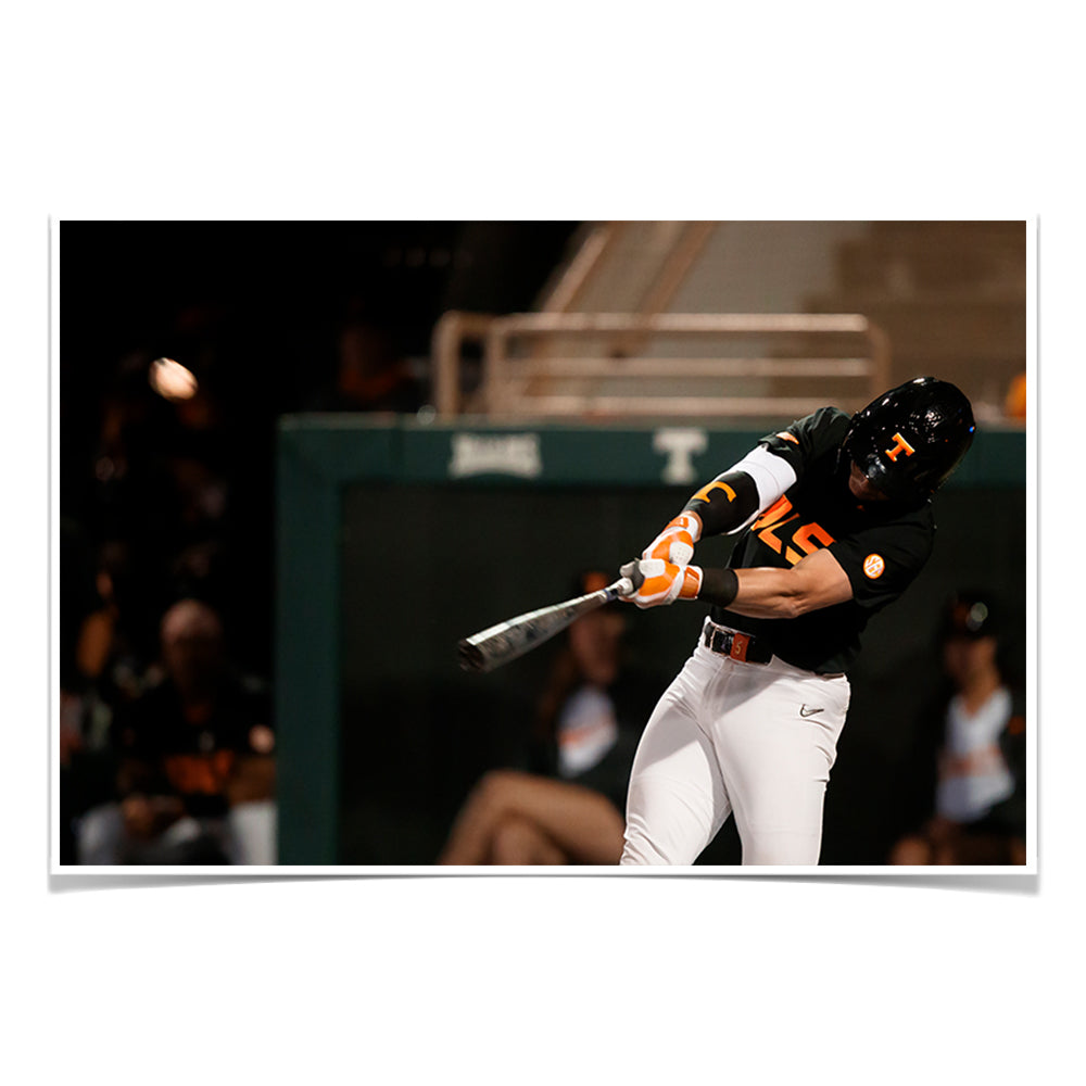 Tennessee Volunteers - Vols Baseball Dark Mode - College Wall Art  #Canvas