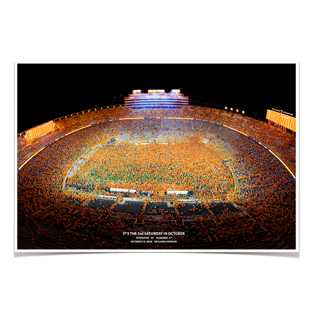 Tennessee Volunteers - It's the 3rd Saturday in October 2024 - College Wall Art #Canvas