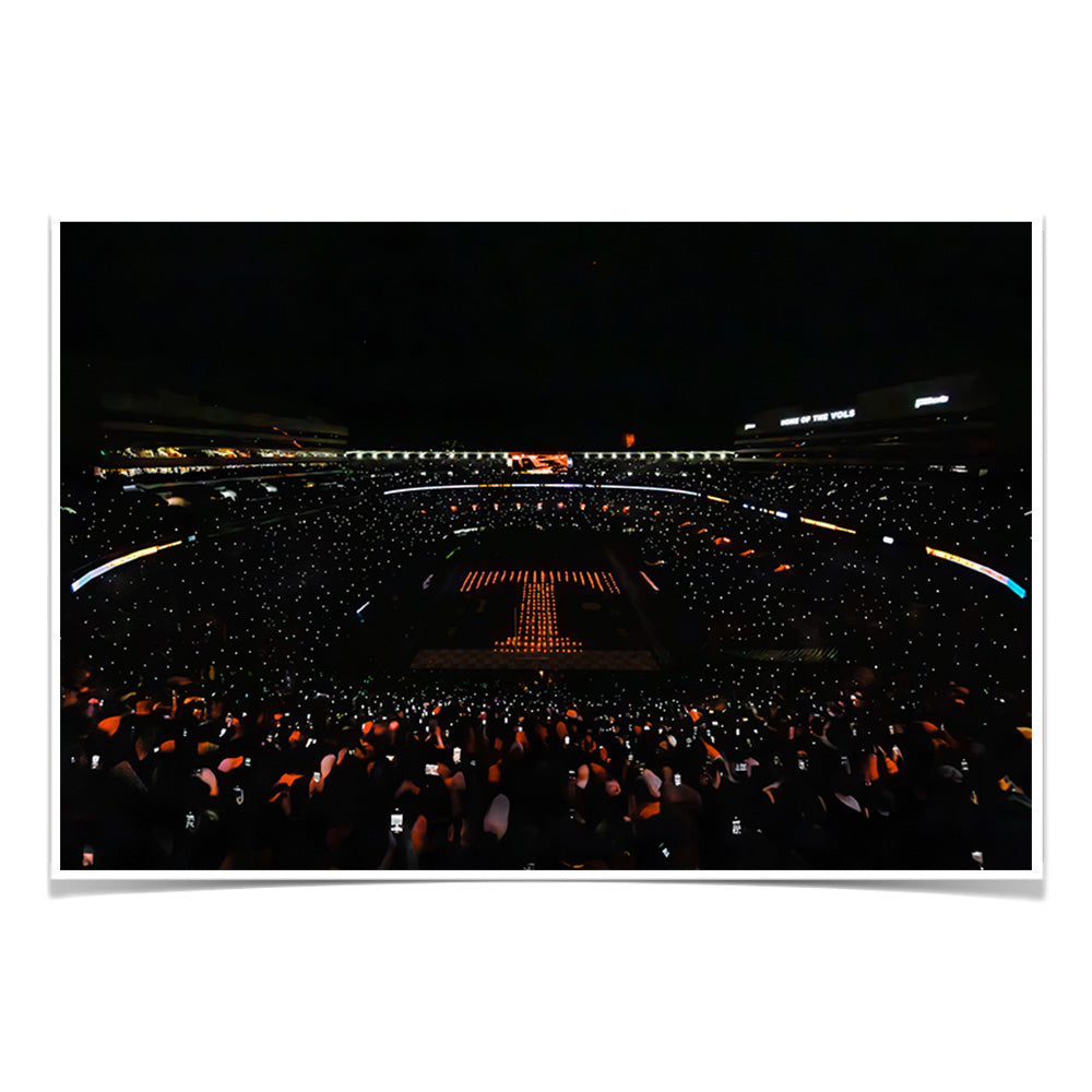 Tennessee Volunteers - The Power T - College Wall Art #Canvas