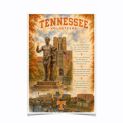 Tennessee Volunteers - Tennessee Volunteers Legacy - College Wall Art #Poster
