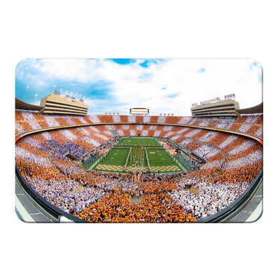 Tennessee Volunteers - It's Football Time in Tennessee Checkerboard Neyland Fisheye - College Wall Art #PVC
