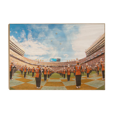 Tennessee Volunteers - Tennessee Flyover - College Wall Art #Wood