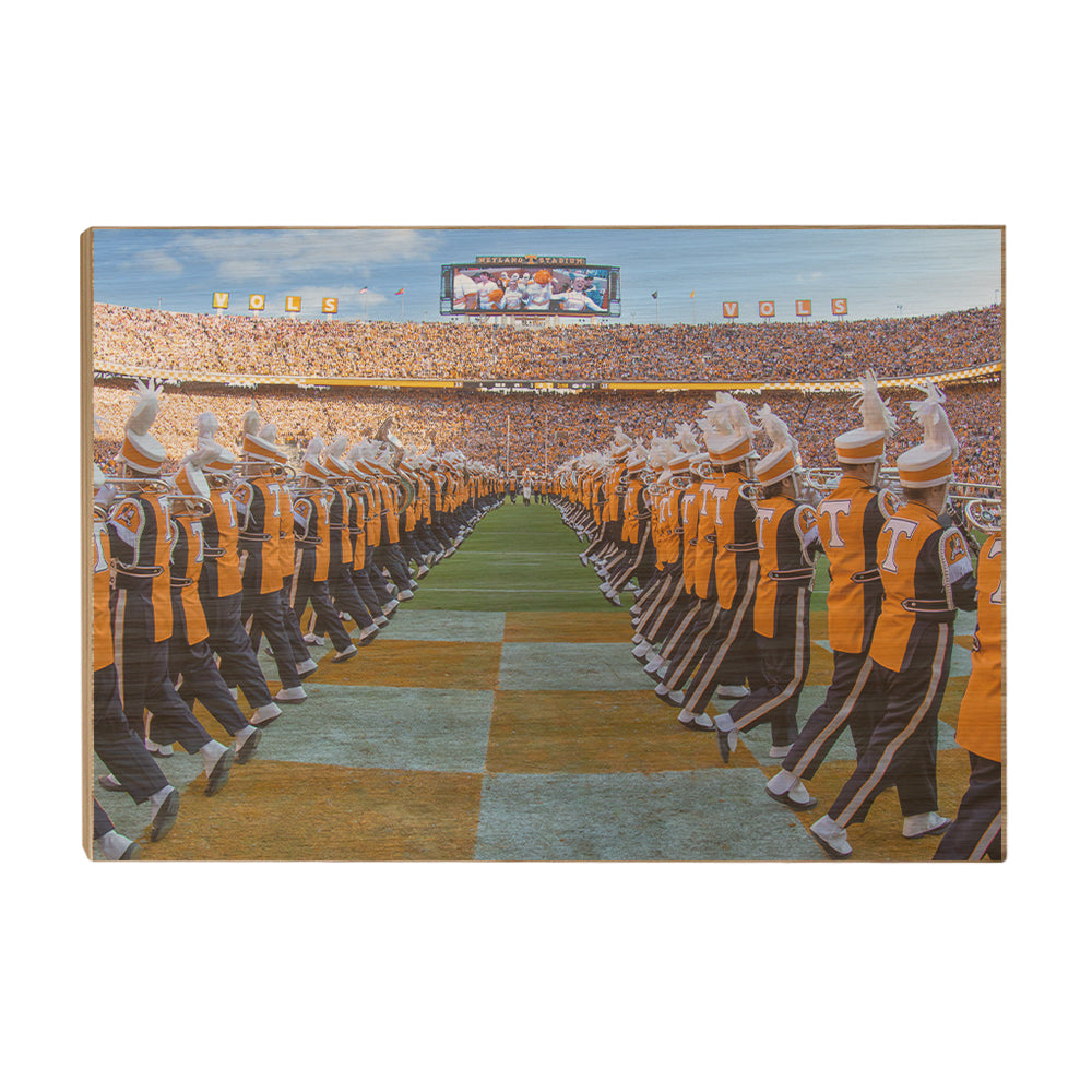 Tennessee Volunteers - Opening the T - College Wall Art #Canvas