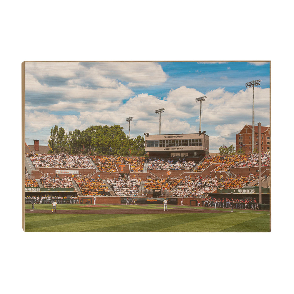 Tennessee Volunteers - Checkered Lindsey Nelson Stadium - College Wall Art #Canvas
