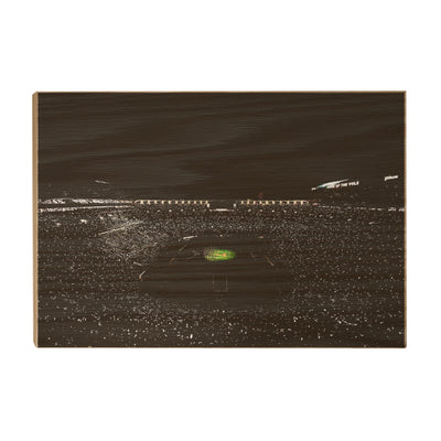 Tennessee Volunteers - Neyland Lights - College Wall Art #Wood