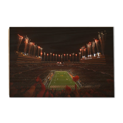 Tennessee Volunteers - Give Him Six Dark Mode - College Wall Art #Wood