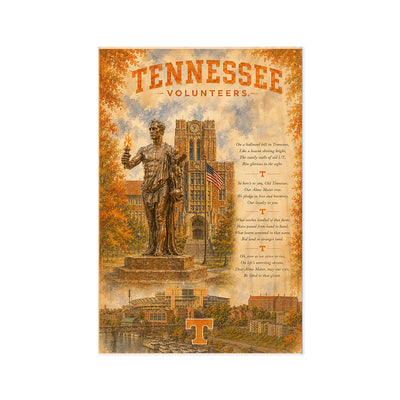 Tennessee Volunteers - Tennessee Volunteers Legacy - College Wall Art #Wood