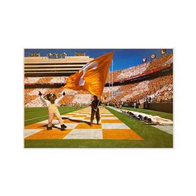 Tennessee Volunteers - Touchdown Celebration - College Wall Art #Wood