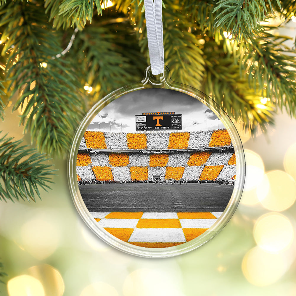 Tennessee Volunteers - Checkerboard Neyland Ornament & Bag Tag