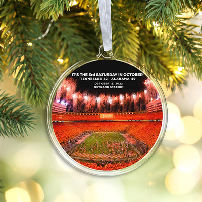 Tennessee Volunteers - It's the 3rd Saturday in October Double-sided Ornament & Bag Tag