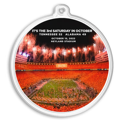 Tennessee Volunteers - It's the 3rd Saturday in October Double-sided Ornament & Bag Tag