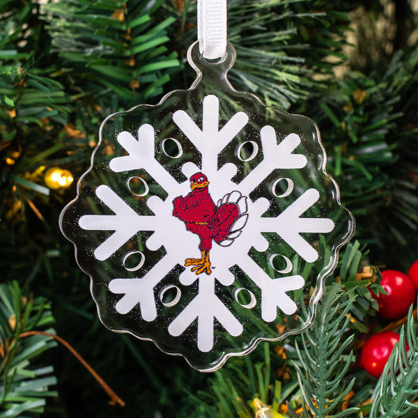 Virginia Tech Hokies - Snowflake Ornament - Virginia Tech