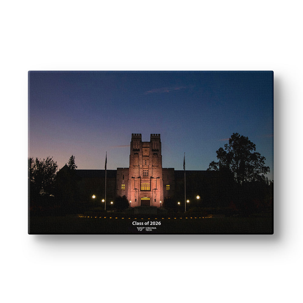 Virginia Tech Hokies - Burrus Hall Sunset Class of 2026