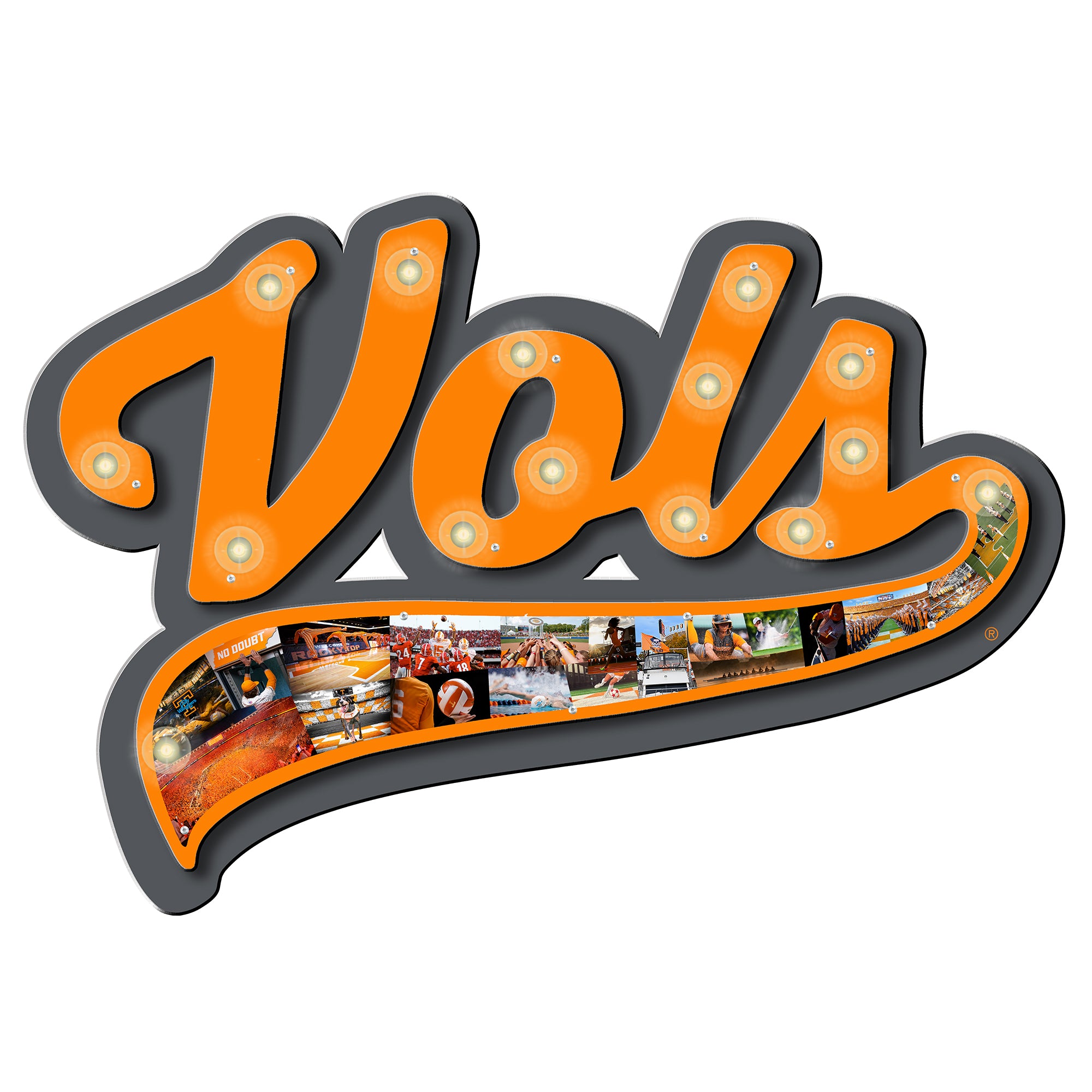 VOLS Photo Collage Marquee Wall Art