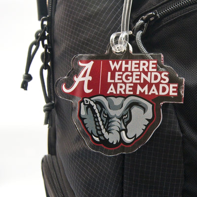 Alabama Crimson Tide - Where Legends are Made Bag Tag & Ornament