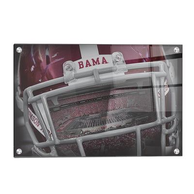 Alabama Crimson Tide - Bama Helmet - College Wall Art #Acrylic