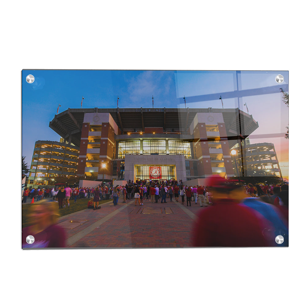 Alabama Crimson Tide - Sunset Over Bama - College Wall Art #Canvas