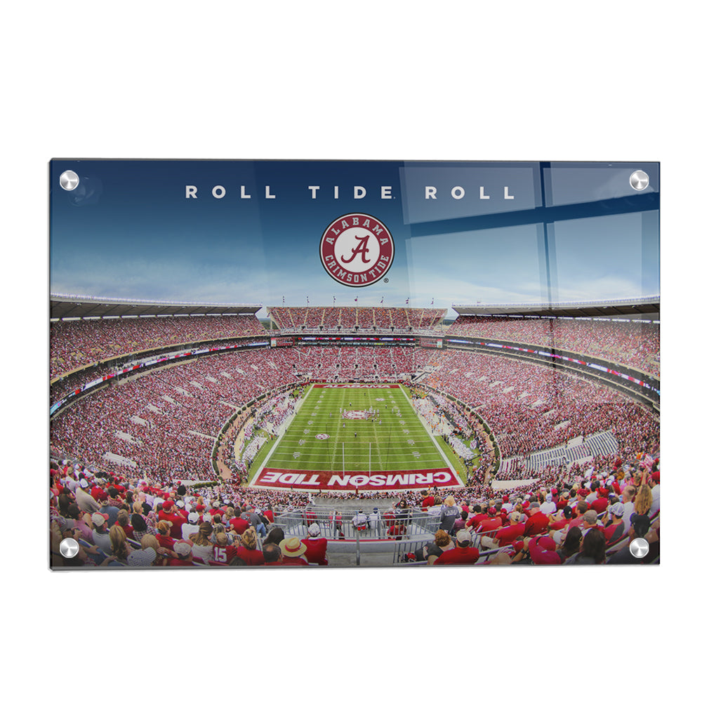 Alabama Crimson Tide - Roll Tide Roll - College Wall Art #Canvas