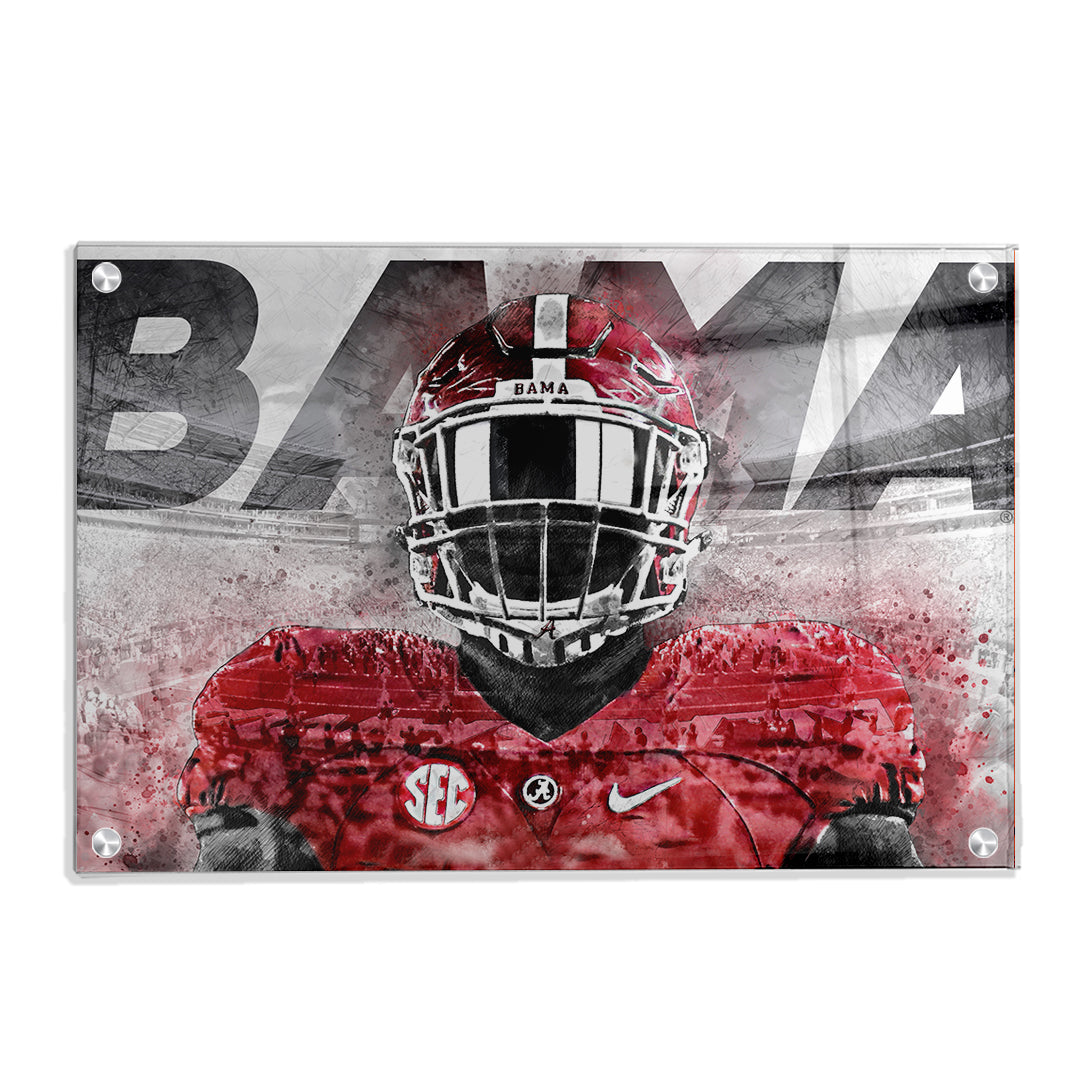 Alabama Crimson Tide - Is Bama - College Wall Art #Canvas