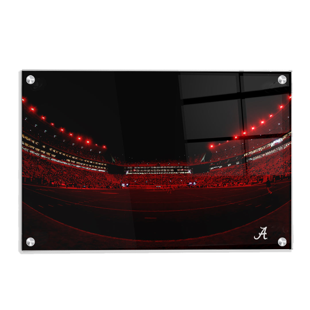 Alabama Crimson Tide - Alabama Lights - College Wall Art #Canvas